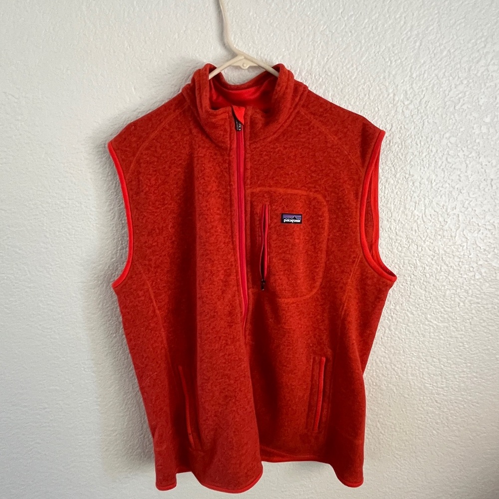 Patagonia Better Sweater Orange Vest